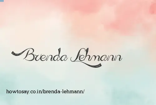 Brenda Lehmann
