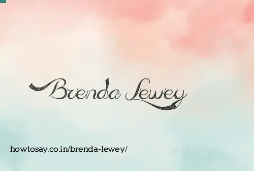 Brenda Lewey