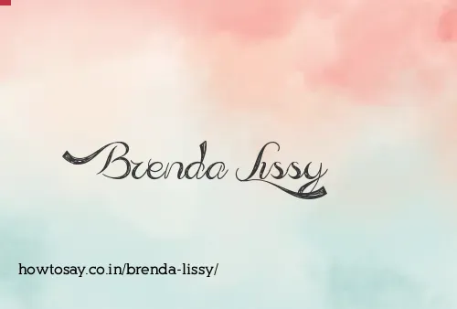 Brenda Lissy