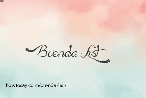 Brenda List