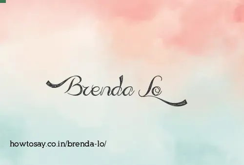 Brenda Lo