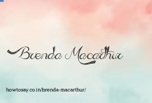 Brenda Macarthur