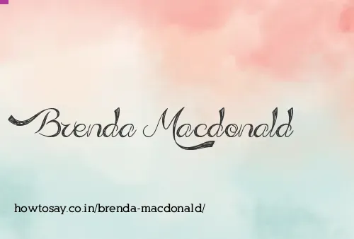Brenda Macdonald