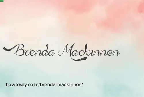 Brenda Mackinnon