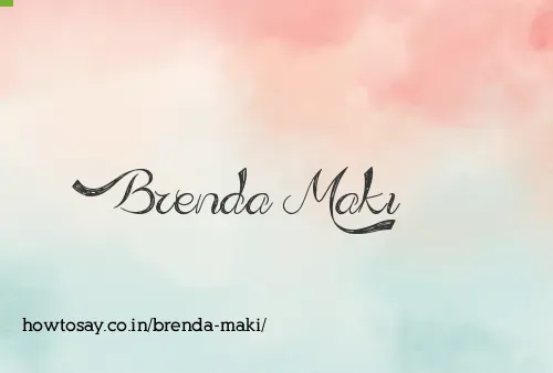 Brenda Maki