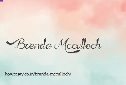 Brenda Mcculloch