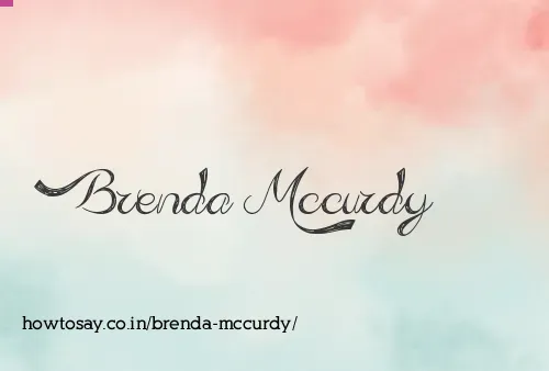 Brenda Mccurdy