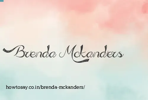 Brenda Mckanders