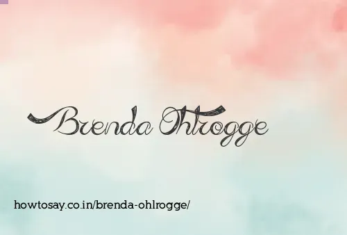 Brenda Ohlrogge