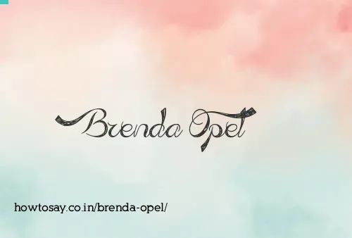 Brenda Opel