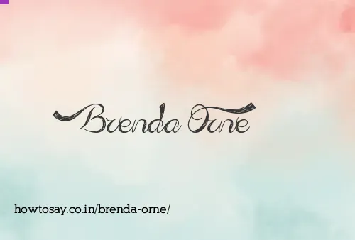 Brenda Orne