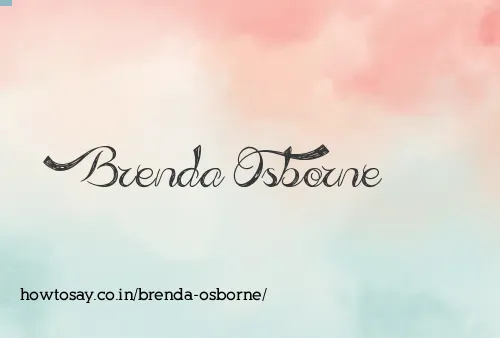 Brenda Osborne