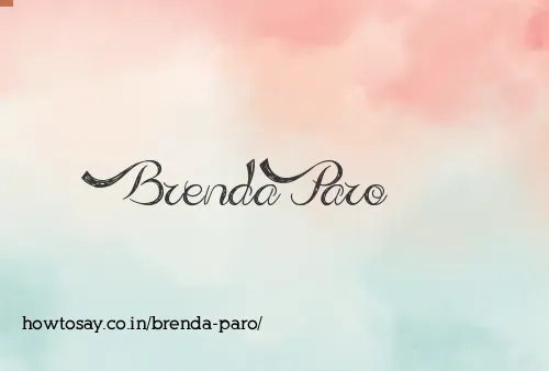 Brenda Paro