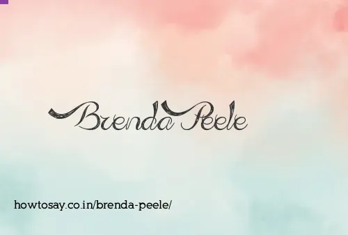 Brenda Peele
