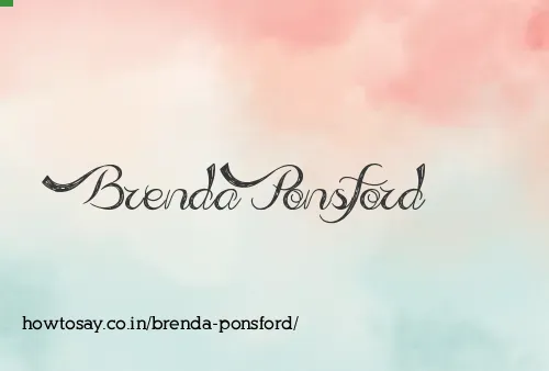 Brenda Ponsford