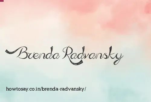 Brenda Radvansky