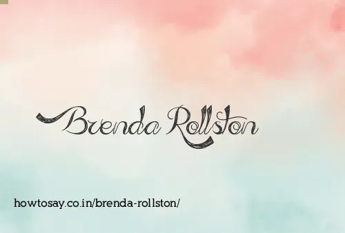 Brenda Rollston