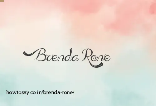 Brenda Rone