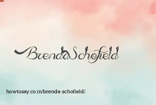 Brenda Schofield