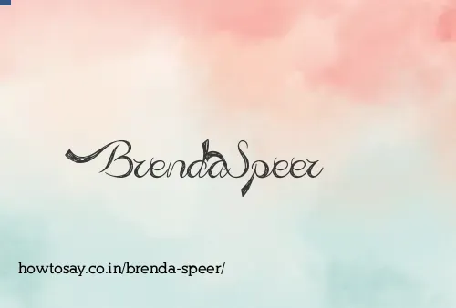 Brenda Speer