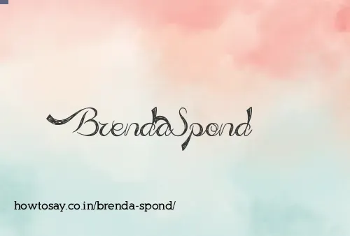 Brenda Spond