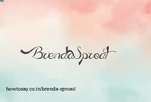 Brenda Sproat