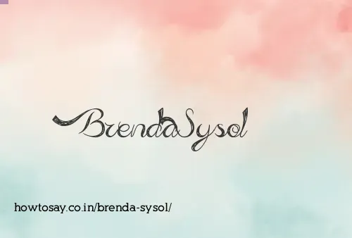 Brenda Sysol