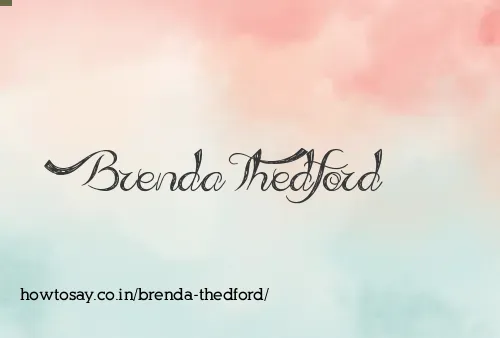 Brenda Thedford