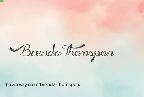 Brenda Thomspon