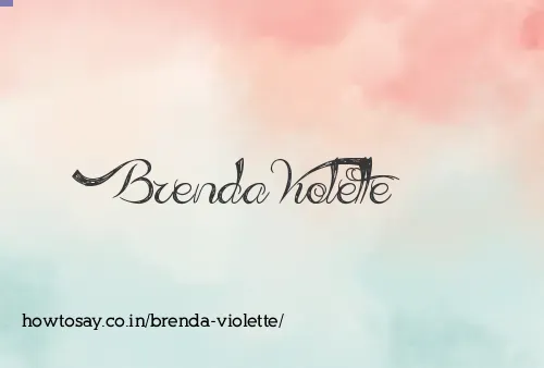 Brenda Violette