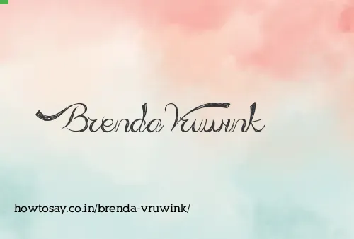 Brenda Vruwink