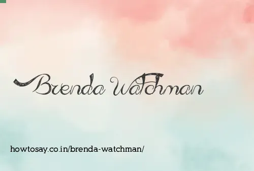 Brenda Watchman