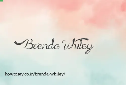 Brenda Whiley