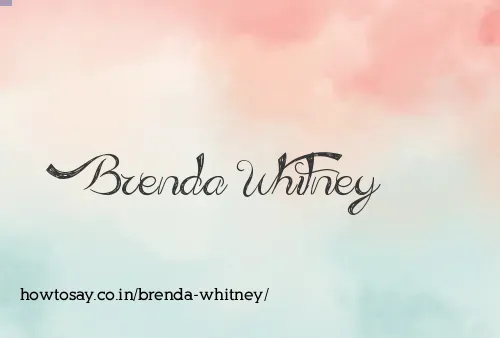 Brenda Whitney