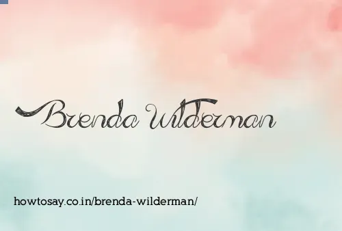 Brenda Wilderman