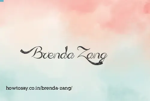 Brenda Zang