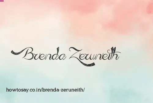 Brenda Zeruneith