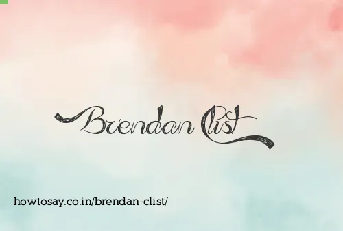 Brendan Clist