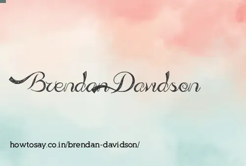 Brendan Davidson