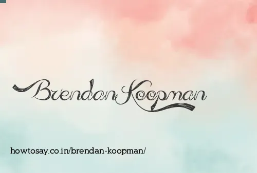 Brendan Koopman