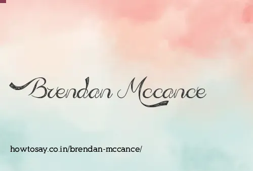 Brendan Mccance