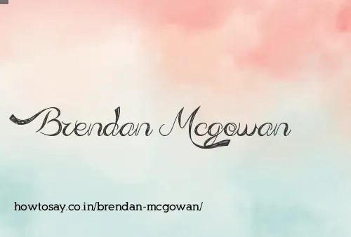 Brendan Mcgowan