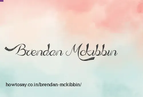 Brendan Mckibbin