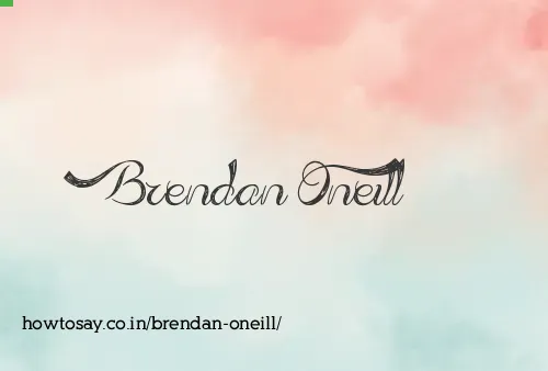 Brendan Oneill