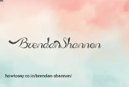 Brendan Shannon