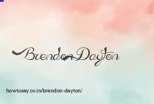 Brendon Dayton
