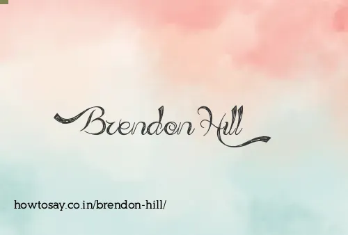 Brendon Hill