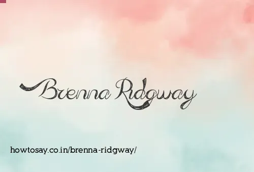 Brenna Ridgway