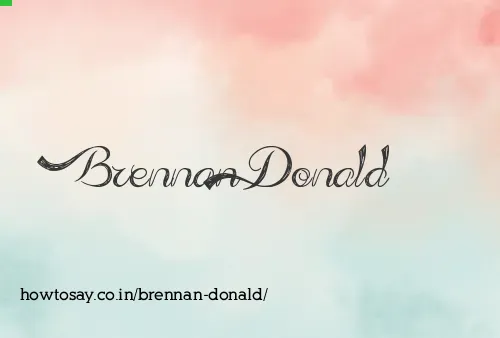 Brennan Donald