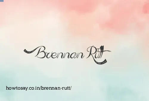 Brennan Rutt
